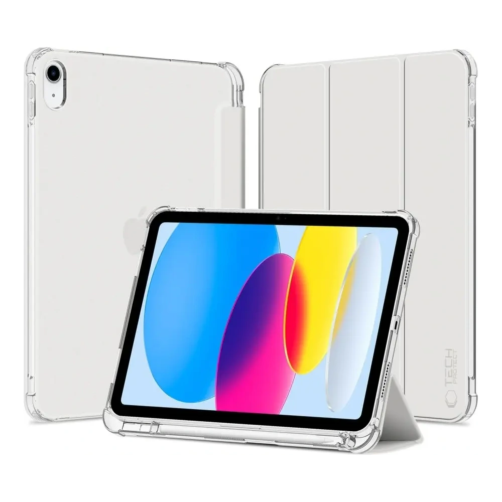 Hurtownia GSM - Etui Tech-Protect SmartCase Pen Hybrid Apple iPad 10.9 2022 (10. generace) Crystal Silver - THP4198 - {ean13} - Hurt