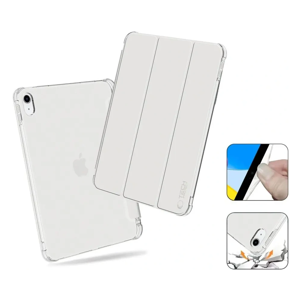 Hurtownia GSM - Etui Tech-Protect SmartCase Pen Hybrid Apple iPad 10.9 2022 (10. generace) Crystal Silver - THP4198 - {ean13} - Hurt