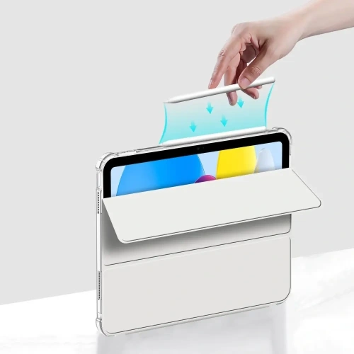 Etui Tech-Protect SmartCase Pen Hybrid Apple iPad 10.9 2022 (10. generacji) Crystal Silver