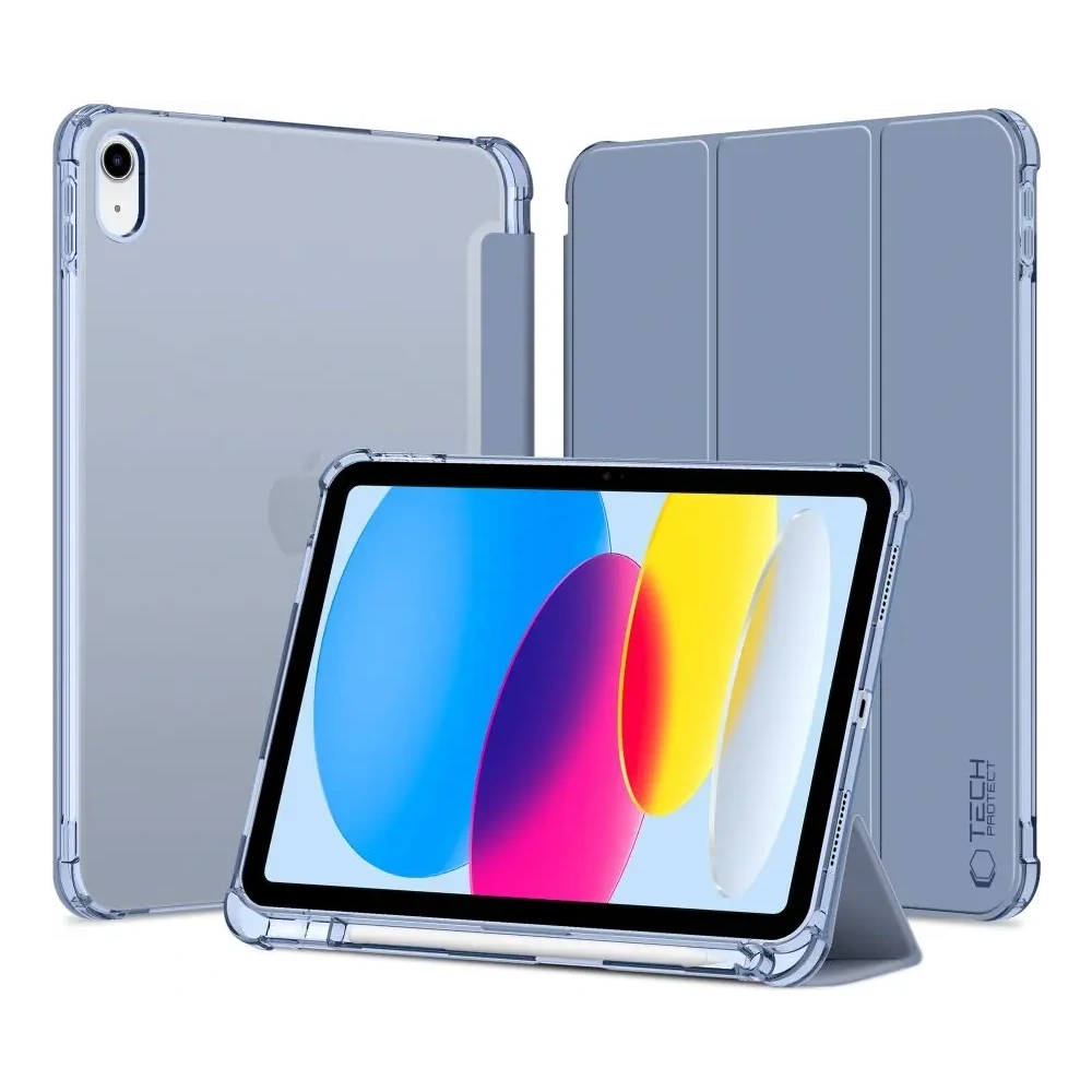 Hurtownia GSM - Etui Tech-Protect SmartCase Pen Hybrid Apple iPad 10.9 2022 (10. generace) Crystal Blue - THP4199 - {ean13} - Hurt