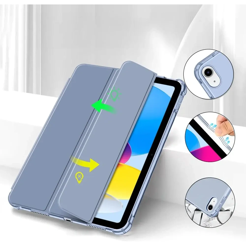 Hurtownia GSM - Etui Tech-Protect SmartCase Pen Hybrid Apple iPad 10.9 2022 (10. generace) Crystal Blue - THP4199 - {ean13} - Hurt