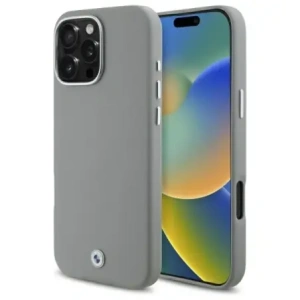 Hurtownia GSM - Etui BMW BMHMP16X23PUFWG Apple iPhone 16 Pro Max hardcase Sign Full Wrapped Metal MagSafe šedý/grey - BMW785 - {ean13} - Hurt