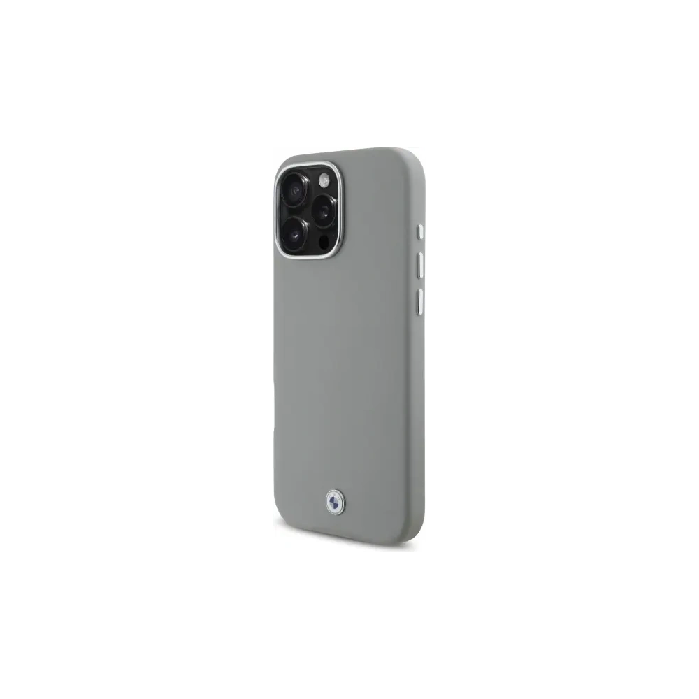 Wholesale BMW BMHMP16X23PUFWG Apple iPhone 16 Pro Max hardcase Sign Full Wrapped Metal MagSafe grey - BMW785 - {ean13} - Hurt