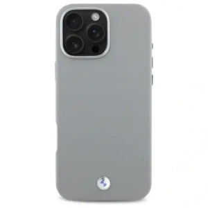 Hurtownia GSM - Etui BMW BMHMP16X23PUFWG Apple iPhone 16 Pro Max hardcase Sign Full Wrapped Metal MagSafe szary/grey - BMW785 - {ean13} - Hurt