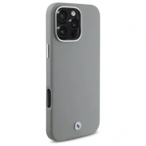 BMW BMHMP16X23PUFWG Apple iPhone 16 Pro Max hardcase Sign Full Wrapped Metal MagSafe grey