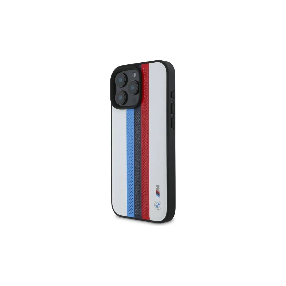 Hurtownia GSM - BMW BMHMP16X23PUPTH Apple iPhone 16 Pro Max Hardcase M Perf. Tricolor Gedruckte Streifen MagSafe weiß - BMW786 - {ean13} - Hurt