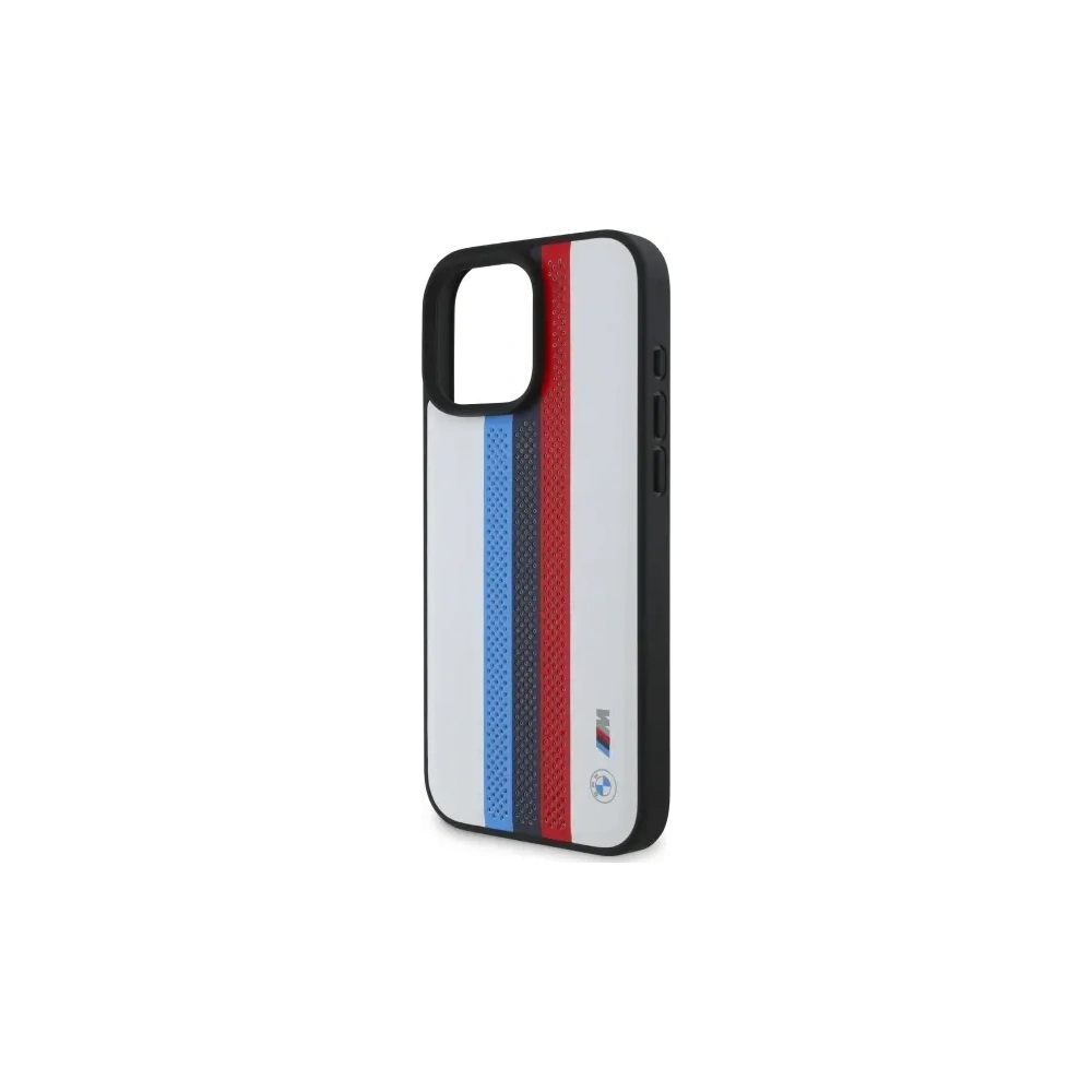 Hurtownia GSM - Etui BMW BMHMP16X23PUPTH Apple iPhone 16 Pro Max hardcase M Perf. Tricolor Tisknuté pruhy MagSafe bílý/white - BMW786 - {ean13} - Hurt