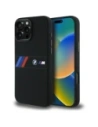 Etui BMW BMHMP16X23SAXK Apple iPhone 16 Pro Max hardcase Silicone Middle Stripe MagSafe czarny/black