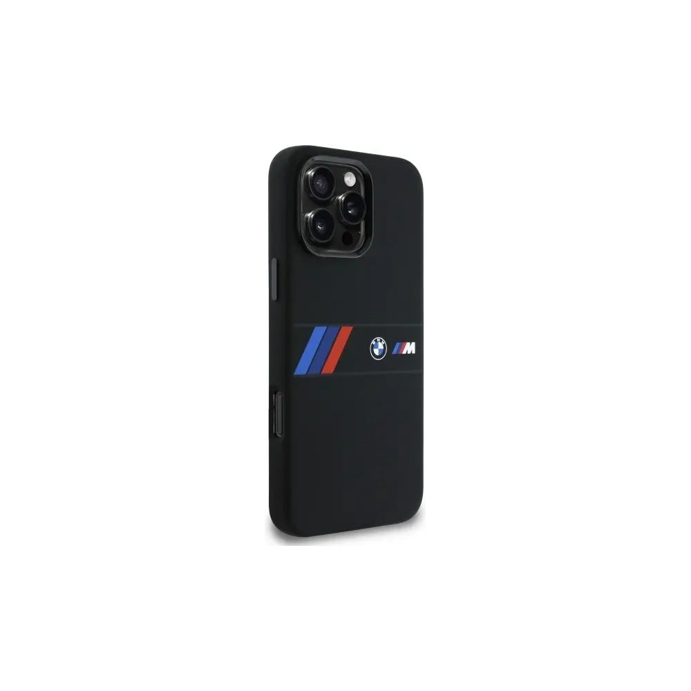 Hurtownia GSM - BMW BMHMP16X23SAXK Apple iPhone 16 Pro Max Hartschale Silikon Mittestreifen MagSafe schwarz - BMW788 - {ean13} - Hurt