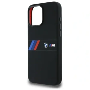 Hurtownia GSM - Etui BMW BMHMP16X23SAXK Apple iPhone 16 Pro Max hardcase Silicone Middle Stripe MagSafe czarny/black - BMW788 - {ean13} - Hurt
