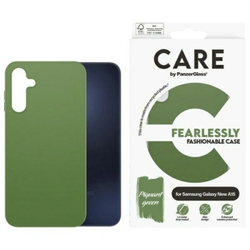 Etui CARE by PanzerGlass Fashion Case Samsung Galaxy A16 4G / A16 5G zielony/green
