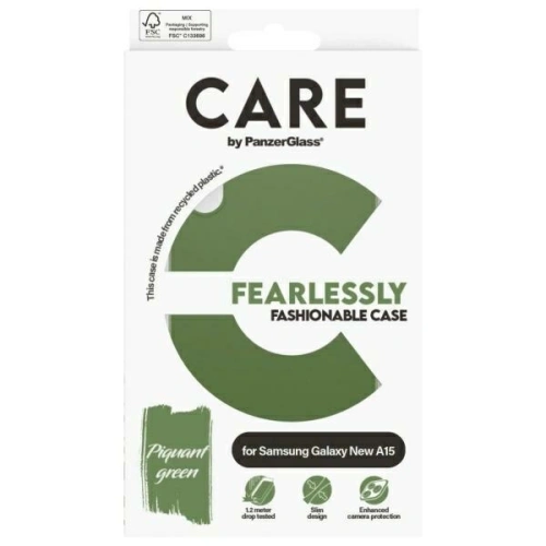 Etui CARE by PanzerGlass Fashion Case Samsung Galaxy A16 4G / A16 5G zielony/green