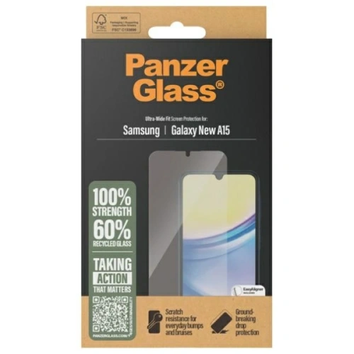 Szkło hartowane PanzerGlass Ultra-Wide Fit Samsung Galaxy A16 4G / A16 5G