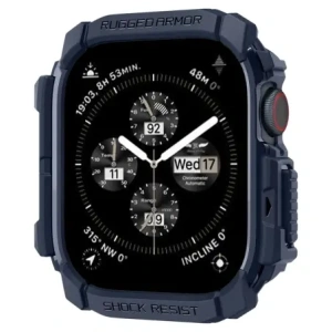 Hurtownia GSM - Etui Spigen Rugged Armor Apple Watch 10 46mm Námořnická modrá - SPN16568 - {ean13} - Hurt