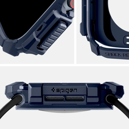 Etui Spigen Rugged Armor Apple Watch 10 / 11 46mm Navy Blue