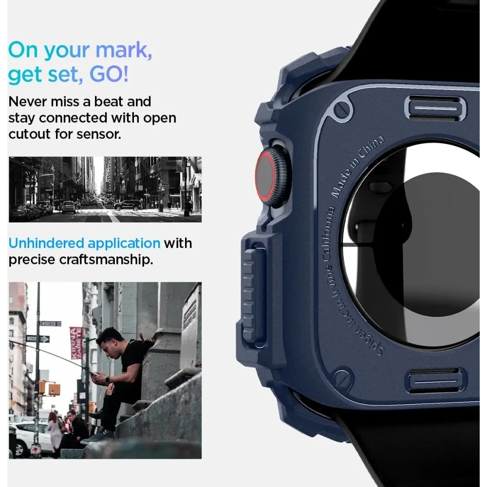 Hurtownia GSM - Spigen Rugged Armor Apple Watch 10 46mm Tengerészkék - SPN16568 - {ean13} - Hurt