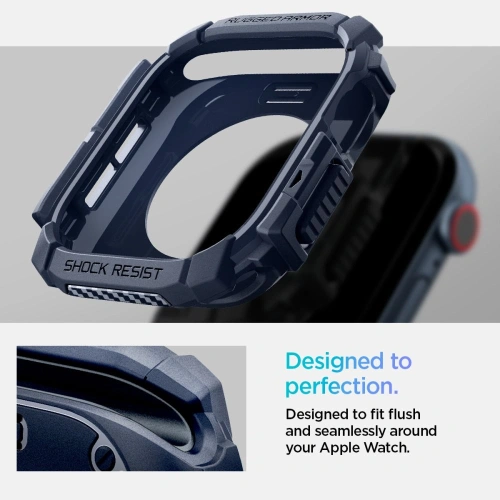 Etui Spigen Rugged Armor Apple Watch 10 / 11 46mm Navy Blue