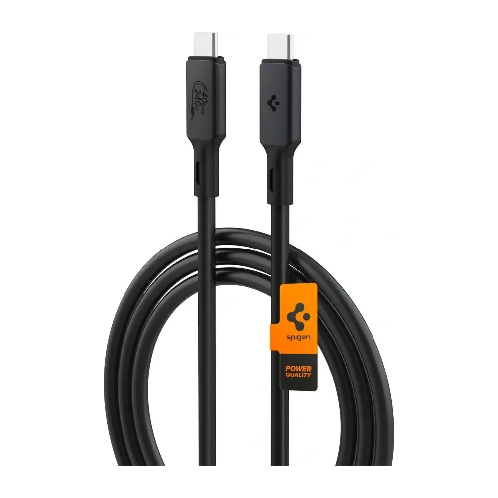 Hurtownia GSM - Kabel Spigen ArcWire PB2203 USB-C / USB-C kabel PD 240W 120cm černý - SPN16569 - {ean13} - Hurt