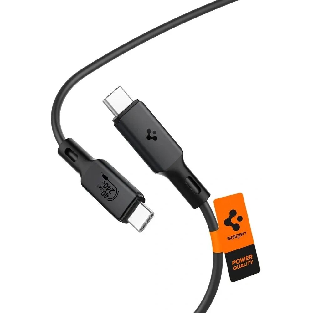 Hurtownia GSM - Kabel Spigen ArcWire PB2203 USB-C / USB-C kabel PD 240W 120cm černý - SPN16569 - {ean13} - Hurt