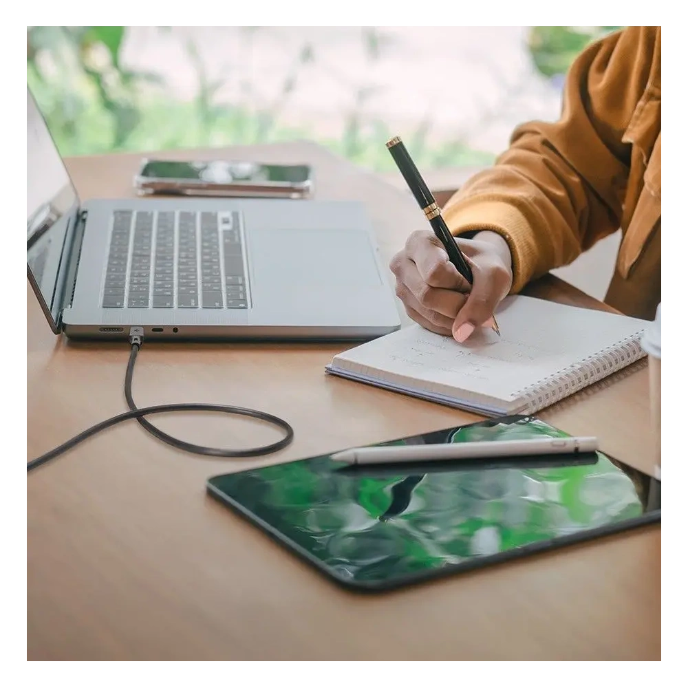 Hurtownia GSM - Kabel Spigen ArcWire PB2203 USB-C / USB-C kabel PD 240W 120cm černý - SPN16569 - {ean13} - Hurt