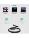 Wholesale Spigen ArcWire PB2203 USB-C / USB-C Cable PD 240W 120cm Black - SPN16569 - {ean13} - Hurt