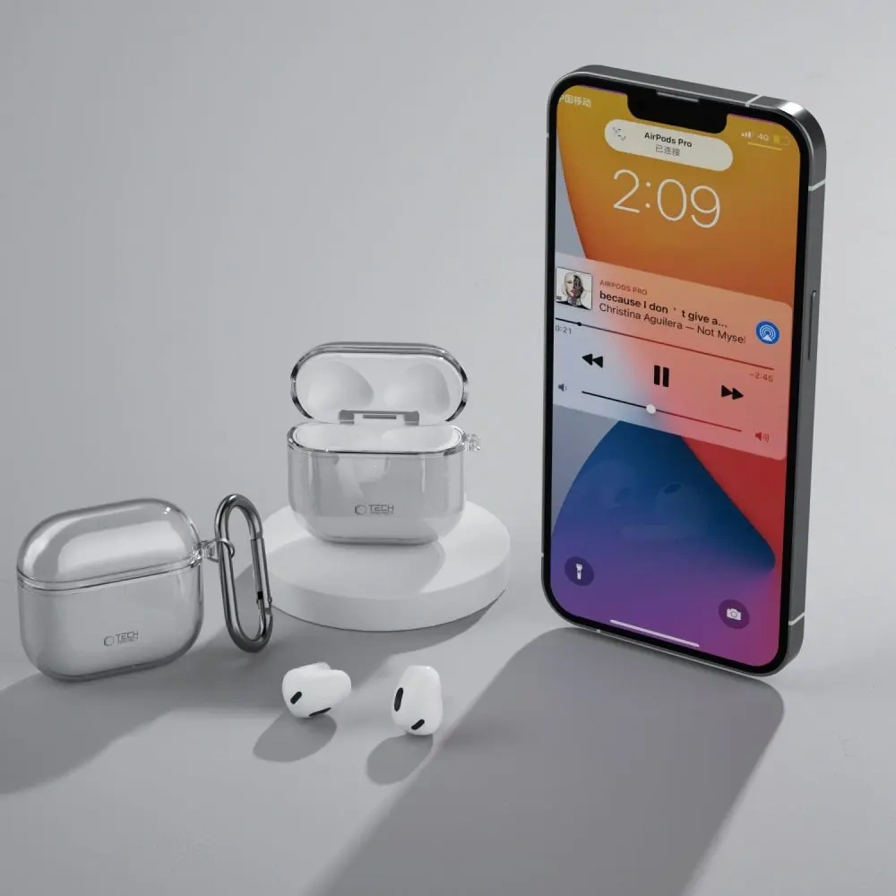 Hurtownia GSM - Tech-Protect Flexair Apple AirPods 4 Hamvas Szürke - THP3566 - {ean13} - Hurt