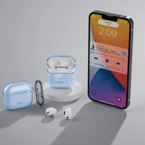 Etui Tech-Protect Flexair Apple AirPods 4 Baby Blue