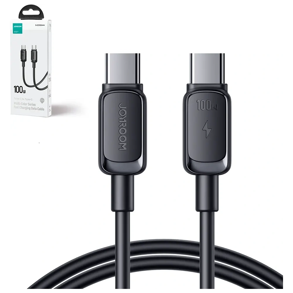 Hurtownia GSM - Joyroom Több színű A14 kábel USB-C / USB-C 60W 1.2m fekete - JYR1097 - {ean13} - Hurt