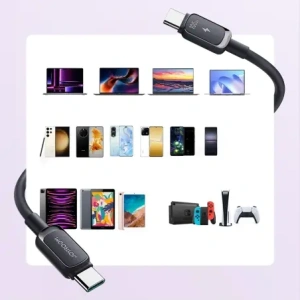 Hurtownia GSM - Joyroom Több színű A14 kábel USB-C / USB-C 60W 1.2m fekete - JYR1097 - {ean13} - Hurt