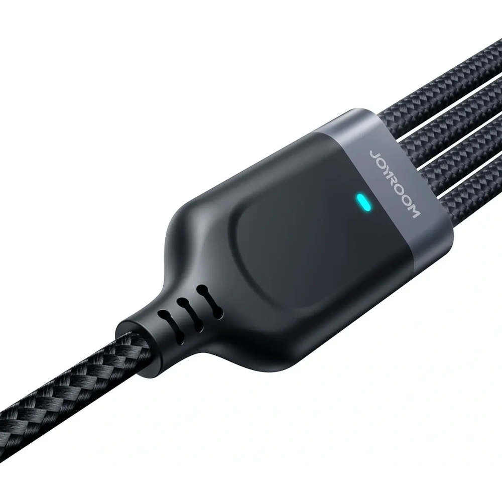 Hurtownia GSM - Kabel Joyroom Multi-Use Series S-A18 USB-A / 2xUSB-C, Lightning, microUSB 1.2m czarny - JYR1098 - {ean13} - Hurt