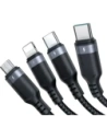 Hurtownia GSM - Kabel Joyroom Multi-Use Series S-A18 USB-A / 2xUSB-C, Lightning, microUSB 1.2m czarny - JYR1098 - {ean13} - Hurt
