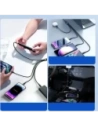 Hurtownia GSM - Kabel Joyroom Multi-Use Series S-A18 USB-A / 2xUSB-C, Lightning, microUSB 1.2m czarny - JYR1098 - {ean13} - Hurt