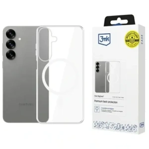 Etui 3MK MagCase Samsung Galaxy S25 MagSafe przezroczysty/clear