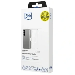 Etui 3MK MagCase Samsung Galaxy S25 MagSafe przezroczysty/clear