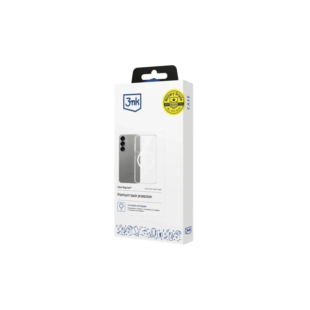 Wholesale 3MK MagCase Samsung Galaxy S25 MagSafe clear - 3MK15816 - {ean13} - Hurt