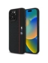 Etui BMW BMHMP16X23SHER Apple iPhone 16 Pro Max hardcase silikonový hexagon červená linka MagSafe černý/black