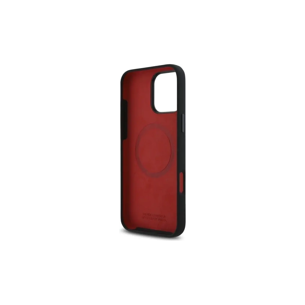 Hurtownia GSM - BMW BMHMP16X23SHER Apple iPhone 16 Pro Max Hardcase Silikon Hexagon Rote Linie MagSafe schwarz - BMW791 - {ean13} - Hurt