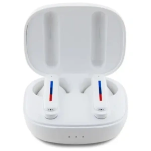 Hurtownia GSM - BMW BMBEMIATP20LOH căști wireless în ureche TWS + stație de docking cu logo-uri imprimate albă 5.3 Bluetooth - BMW792 - {ean13} - Hurt
