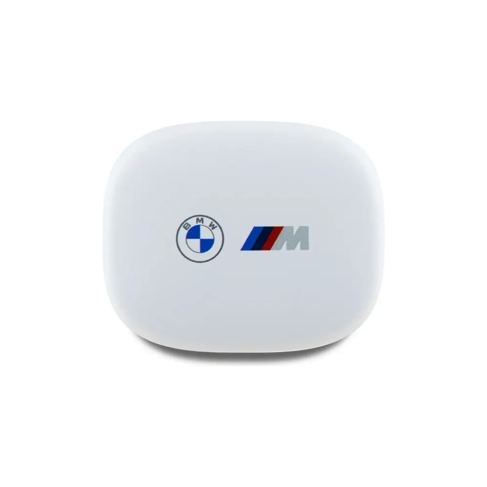 Hurtownia GSM - Bezdrátová sluchátka do uší BMW Bluetooth 5.3 BMBEMIATP20LOH TWS + dokovací stanice Tisknuté loga bílá/white - BMW792 - {ean13} - Hurt