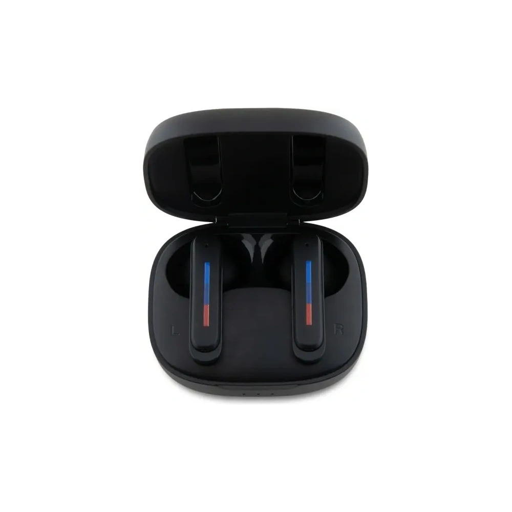 Hurtownia GSM - Bezdrátová sluchátka do uší BMW Bluetooth 5.3 BMBEMIATP20LOK TWS + dokovací stanice Printed Logos černá/black - BMW793 - {ean13} - Hurt