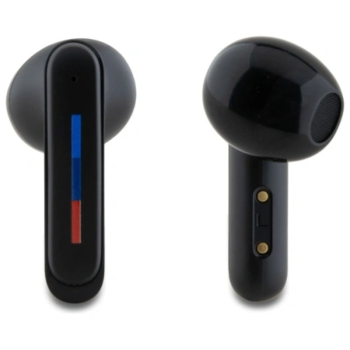 Bezprzewodowe słuchawki douszne BMW Bluetooth 5.3 BMBEMIATP20LOK TWS + stacja dokująca Printed Logos czarny/black