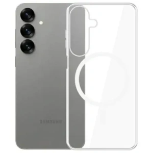 Etui 3MK MagCase Samsung Galaxy S25+ Plus MagSafe przezroczysty/clear