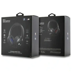 Wholesale BMW BMBHKL601MTCAK Bluetooth 5.3 ANC wireless in-ear headphones Encmetal Logos Black - BMW794 - {ean13} - Hurt
