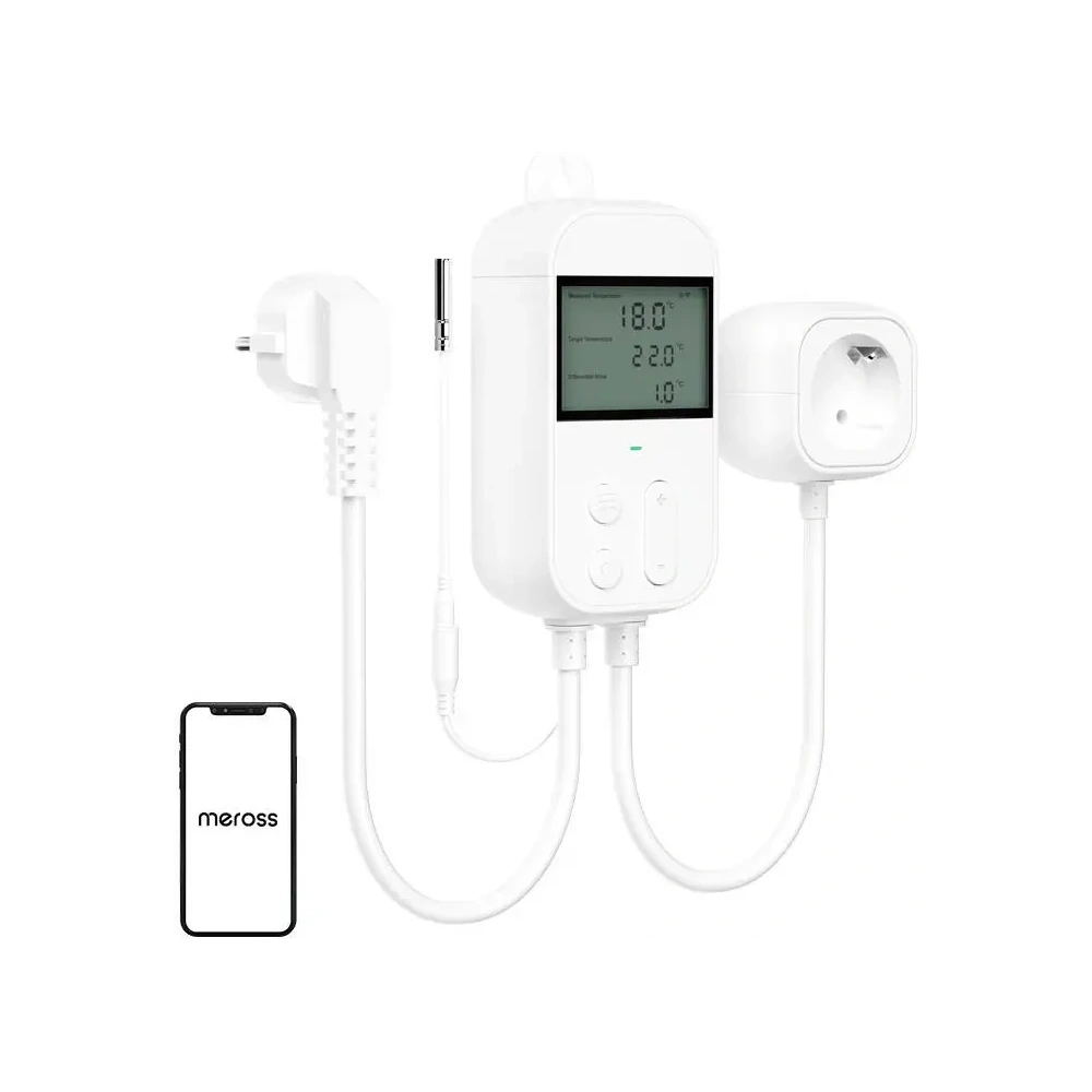 Hurtownia GSM - Gniazdo termostatyczne regulator temperatury Meross MTS960HK (HomeKit) - MSS58 - {ean13} - Hurt