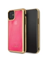Etui Guess GUHCN61GLTRPI Apple iPhone 11 różowy/pink hard case Glow in the Dark Sand Matte