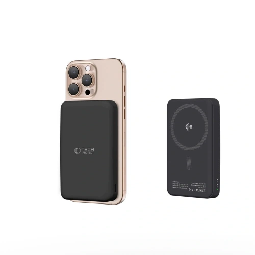 Powerbank Tech-Protect PB24 LifeMag Qi2 MagSafe 10000mah Black