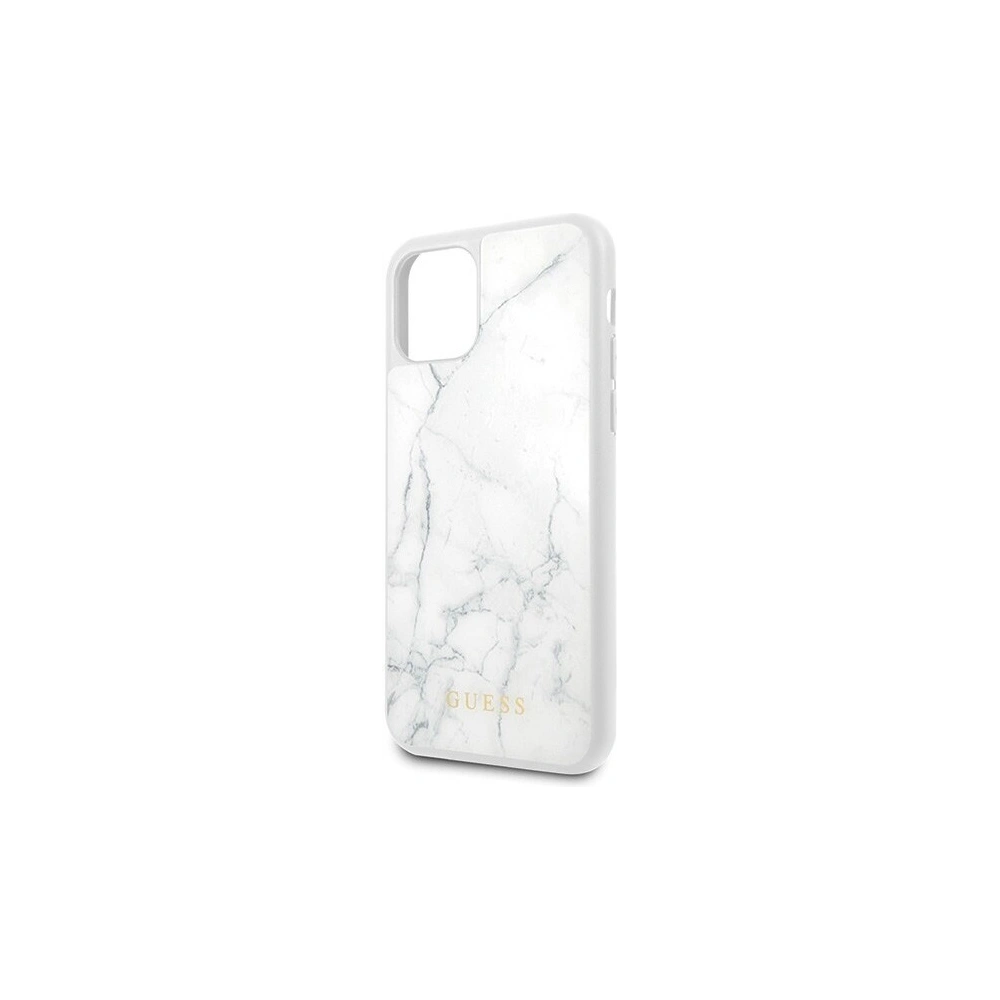 Hurtownia GSM - Etui Guess GUHCN61HYMAWH Apple iPhone 11 biały/white Marble - GUE399WHT - {ean13} - Hurt
