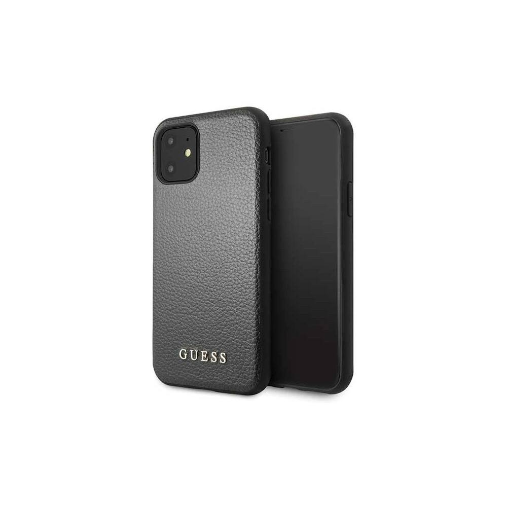 Hurtownia GSM - Etui Guess GUHCN61IGLBK Apple iPhone 11 czarny/black hard case Iridescent - GUE400BLK - {ean13} - Hurt