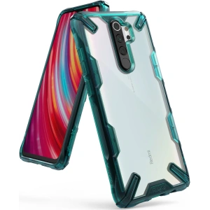 Etui Ringke Fusion-X Redmi Note 8 Pro Turquoise Green