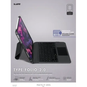Hurtownia GSM - Laut Type Folio 2 Bluetooth Keyboard Apple iPad Pro 11" 2024 (5 gen) (negru) - LUT162 - {ean13} - Hurt